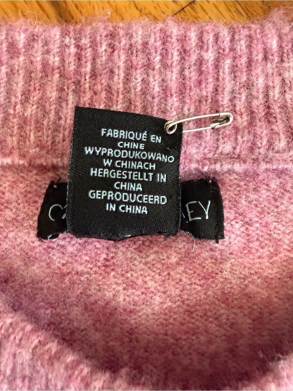 Cynthia Rowley NWT Pink Heather Floral Embroidered Sleeve Sweater S - Picture 6 of 11